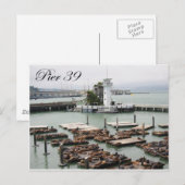 Pier 39 postkarte (Vorne/Hinten)
