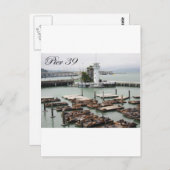 Pier 39 postkarte (Vorne/Hinten)