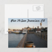 Pier 39:San Francisco, CA Postcard Postkarte (Vorne/Hinten)