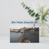 Pier 39:San Francisco, CA Postcard Postkarte (Stehend Vorderseite)