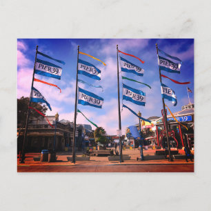 Pier 39 Sea Lion Statue #3 Postcard Postkarte