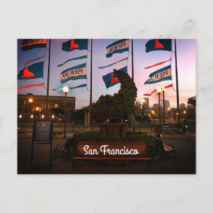 Pier 39 Sea Lion Statue #4 Postcard Postkarte