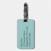 Pier 39 Seelöwen Gepäckanhänger (Rückseite vertikal)