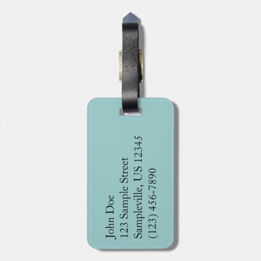 Pier 39 Seelöwen Gepäckanhänger (Rückseite vertikal)