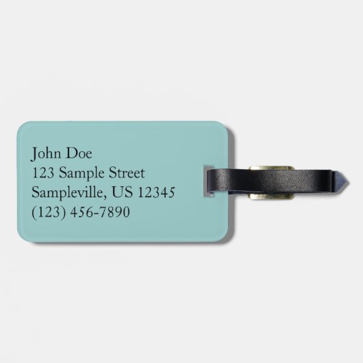 Pier 39 Seelöwen Gepäckanhänger (Rückseite horizontal)