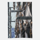 Pier 39 Seelöwen Geschirrtuch (Vertikal)