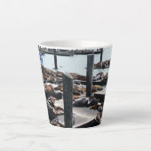 Pier 39 Seelöwen Milchtasse (Vorderseite)