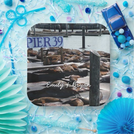 Pier 39 Seelöwen Pappteller (Party)