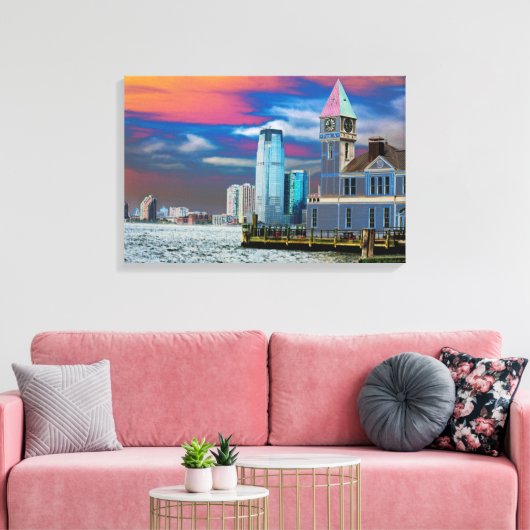 Pier A Lower Manhattan New York City USA Poster Leinwanddruck (Insitu (Wohnzimmer))