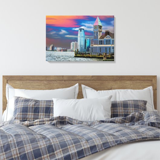Pier A Lower Manhattan New York City USA Poster Leinwanddruck (Insitu (Schlafzimmer))