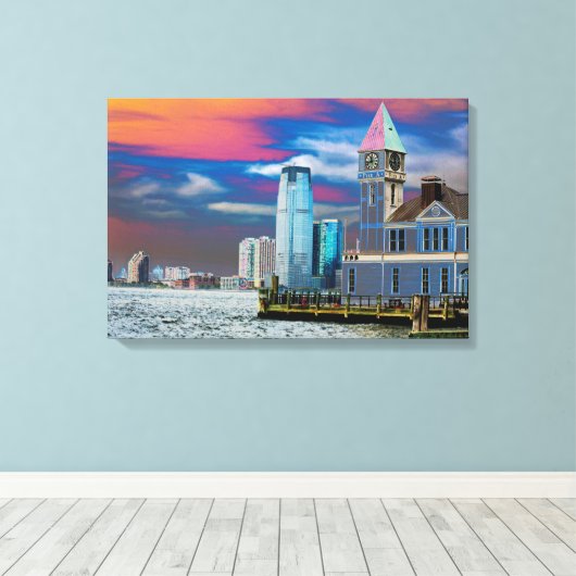 Pier A Lower Manhattan New York City USA Poster Leinwanddruck (Insitu (Holzboden))