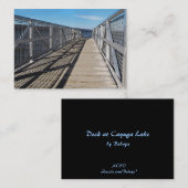 Pier am Cayuga Lake ATC Visitenkarte (Vorne/Hinten)