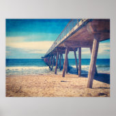 Pier am Hermosa Beach Poster (Vorne)