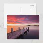 Pier am Illawarra-See Postkarte (Vorne/Hinten)