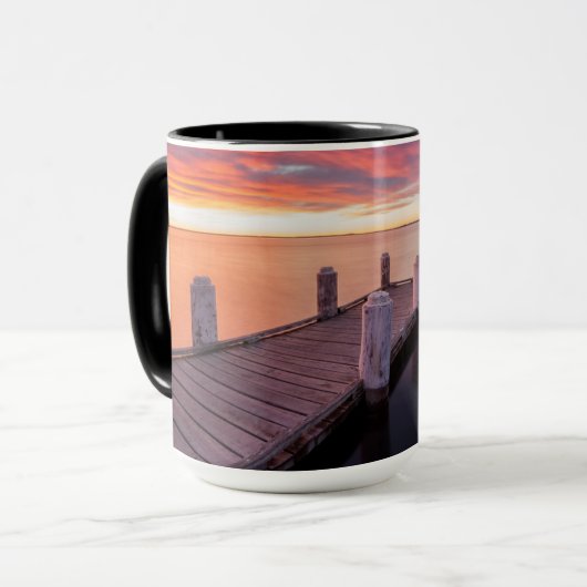 Pier am Illawarra-See Tasse (Vorderseite Links)