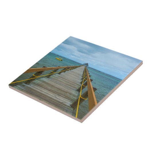 Pier an der Korallenküste, Fidschi Fliese (Seite)