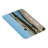 Pier auf der Insel Newport Rhode Magnet (Rechte Seite)