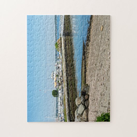 Pier auf der Insel Newport Rhode Puzzle (Vertikal)