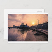 Pier bei St Kilda Postkarte (Vorne/Hinten)