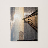 Pier bei Sunset - Clevedon, Somerset, UK - Puzzle (Vertikal)
