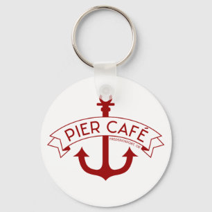 Pier Cafe Red Schlüsselanhänger