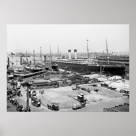 Pier der White Star Line Poster (Vorne)
