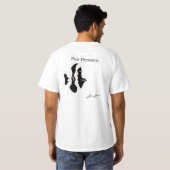 Pier-Druck T-Shirt (Schwarz voll)