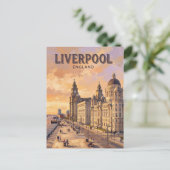 Pier Head England Postkarte (Stehend Vorderseite)