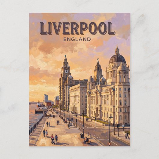 Pier Head England Postkarte (Vorderseite)