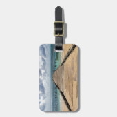 Pier in den Ozean Saona Domenican Republic Gepäckanhänger (Vorderseite vertikal)