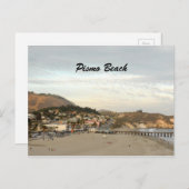 Pier in Pismo Beach California Foto Postkarte (Vorne/Hinten)