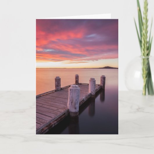 Pier in See Illawarra Karte (Vorderseite)