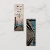 Pier Lesezeichen Mini Visitenkarte (Vorne/Hinten)