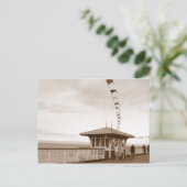 Pier Llandudno North Wales Postkarte (Stehend Vorderseite)