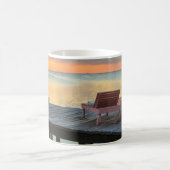 Pier mit Blick auf den Ozean, Belize Kaffeetasse (Mittel)