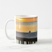 Pier mit Blick auf den Ozean, Belize Kaffeetasse (Links)