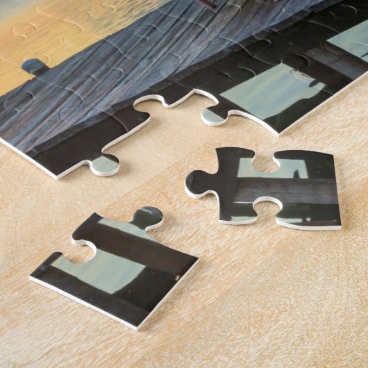 Pier mit Blick auf den Ozean, Belize Puzzle (Seite)