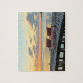 Pier mit Blick auf den Ozean, Belize Puzzle (Vertikal)