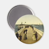 Pier Ostende Belgien Magnet (Vorderseite/Rückseite)