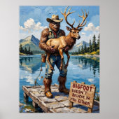Pier Ponderings: Bigfoot und der Elk Poster (Vorne)