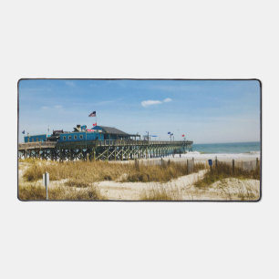 Pier Restaurant Sandy Beach Ocean View Cool Schreibtischunterlage