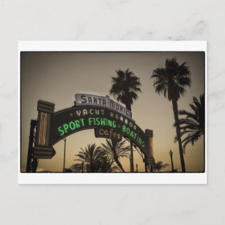 Pier Santa Monica Postkarte