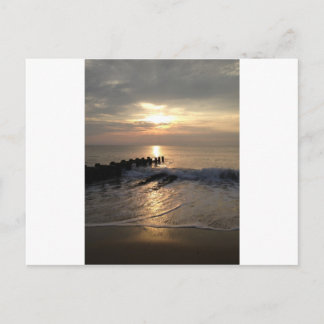 Pier-Sonnenaufgang Postkarte