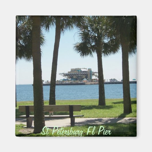 Pier St. Petersburg Florida Magnet (Vorne)