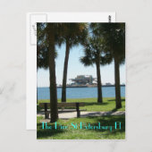 Pier St. Petersburg Florida Postkarte (Vorne/Hinten)