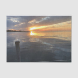 Pier Sunset Seidenpapier