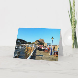 Pier und Schloss Gorey Feiertagskarte
