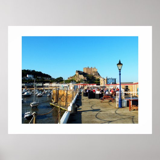 Pier und Schloss Gorey Jersey Poster (Vorne)