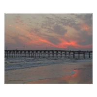 Pier und Sunset - Eicheninsel, NC