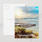 Pier von Beaumaris Postkarte (Vorne/Hinten)